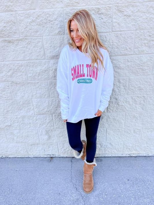 Small Town Christmas Graphic Sweatshirt