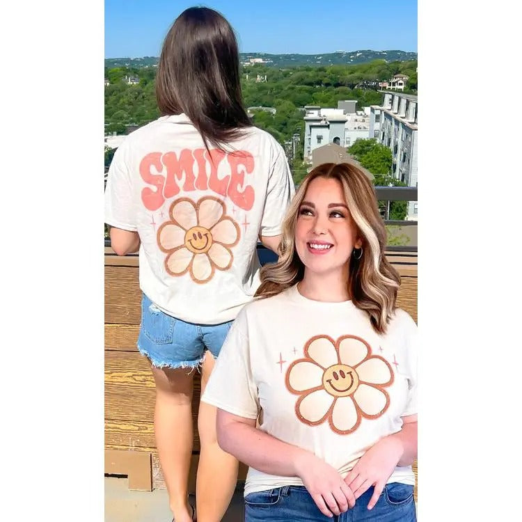 Smile Daisy Sunshine T-Shirt Hoodie, Sweatshirt | DripVista.com