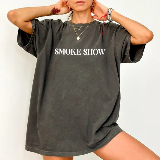 Smoke Show Shirt, Smoke Show Unisex Graphic Tee, Country Western Unhinged Shirt, Funny T-shirt For Women, Country Music Tee, Country Concert Unisex T-shirt, Comfy Fabric Graphic Tee, Women's Top, Womenswear, Cotton Fabric Relaxed Fit Chic Style