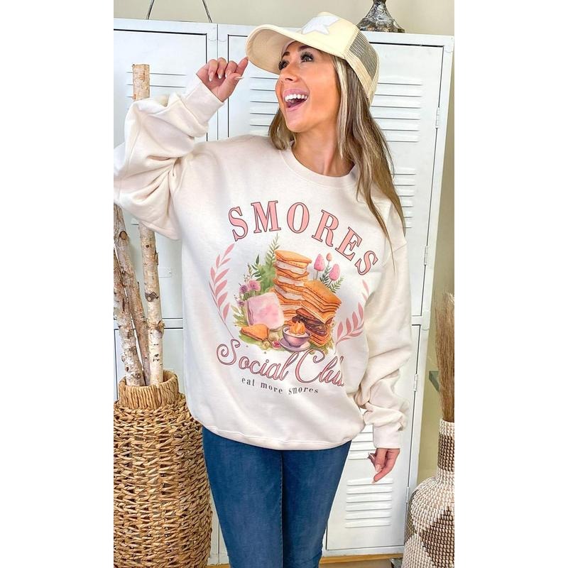 Smores Social Club Graphic Sweatshirt T-Shirts, Hoodie | DripVista.com