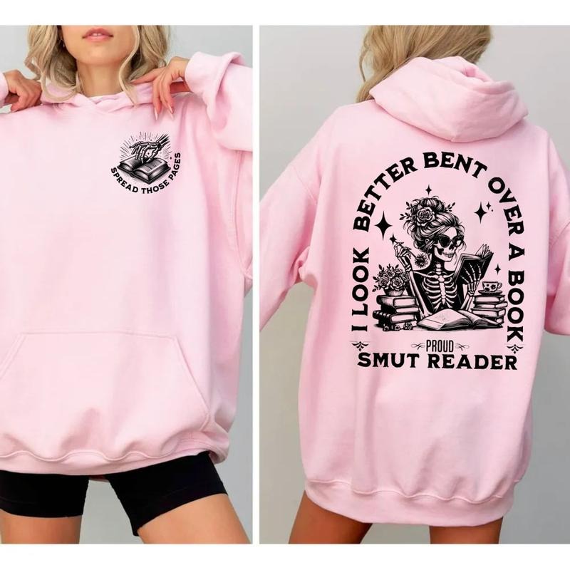 Smut Bookish Shirt, I Look Better Bent Over A Book Shirt, Spicy Book Gift, Gift For Book Lover, Funny Smut Lover Shirt, Unisex Sweater Pullover Tee