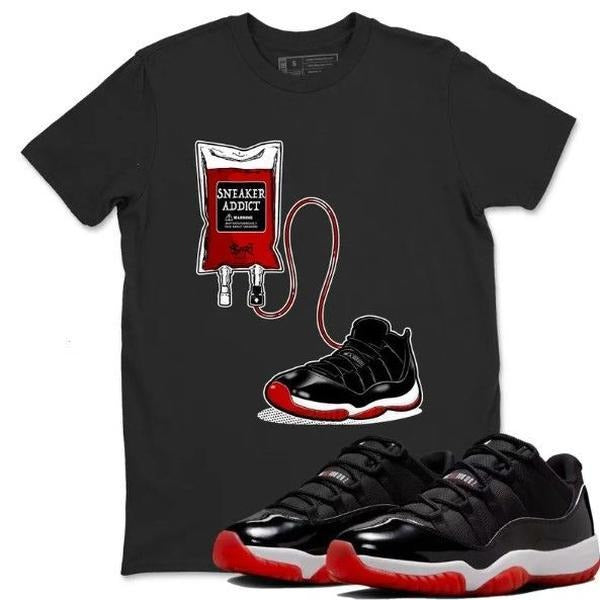 Sneaker Therapy Unisex Graphic T-Shirts To Match Sneakers 11s Low Bred Hoodie, Sweatshirt | DripVista.com