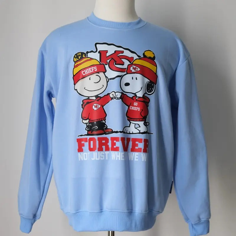 Snoppy Forever Not Just When We Win Crenbeck Sweatshirt Menswear Hoodie T-Shirts | DripVista.com