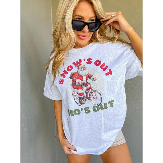 Snow's Out Graphic Top