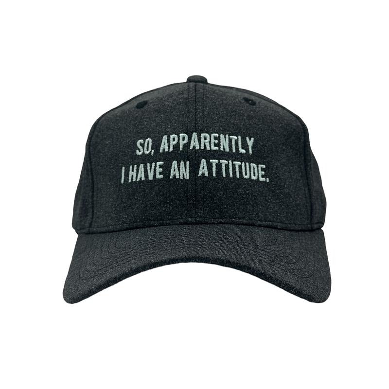 So Apparently I Have An Attitude Hat Funny Graphic Cap Funny Hats Funny offensive  Novelty Caps for Men Standard...