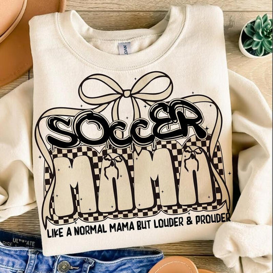 Soccer Mama Coquette Shirt Shirt, Trendy Soccer Mom Shirt, Soccer Mom, Soccer Mama Shirt Shirt, Coquette Checkered Shirt Mama Gift Shirt