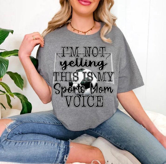 Soccer Sports Mom Voice DTF Transfers - THIS IS NOT A SHIRT