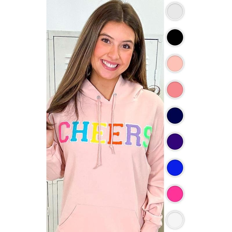 Soft Chenille Cheers Hoodie T-Shirts, Sweatshirt | DripVista.com
