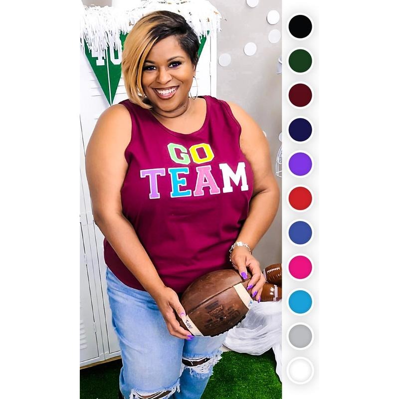 Soft Chenille Go Team Tank Top T-Shirts, Hoodie, Sweatshirt | DripVista.com
