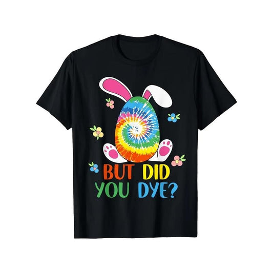 Soft tie dye Easter egg print T-shirt Made in USA