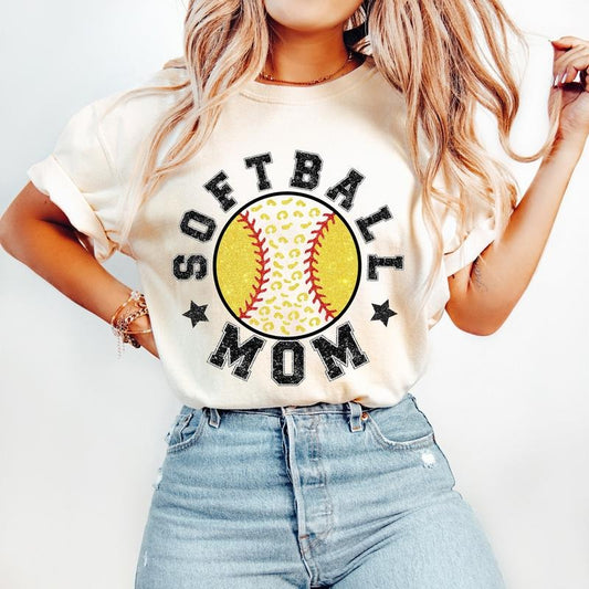 Softball Mom T-Shirt, Softball T-Shirt, Sports T-Shirt, Softball Mama T-Shirt