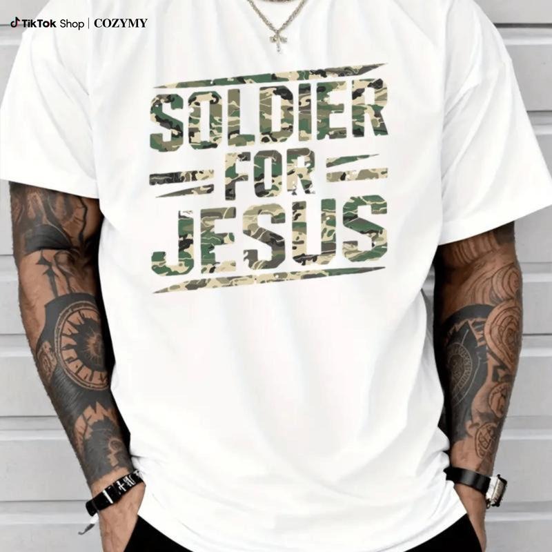 Soldier For Jesus Christian Lightsaber brand-Shirt For Summer 100% Cotton Lightsaber brand Shirt Hoodie, Sweatshirt