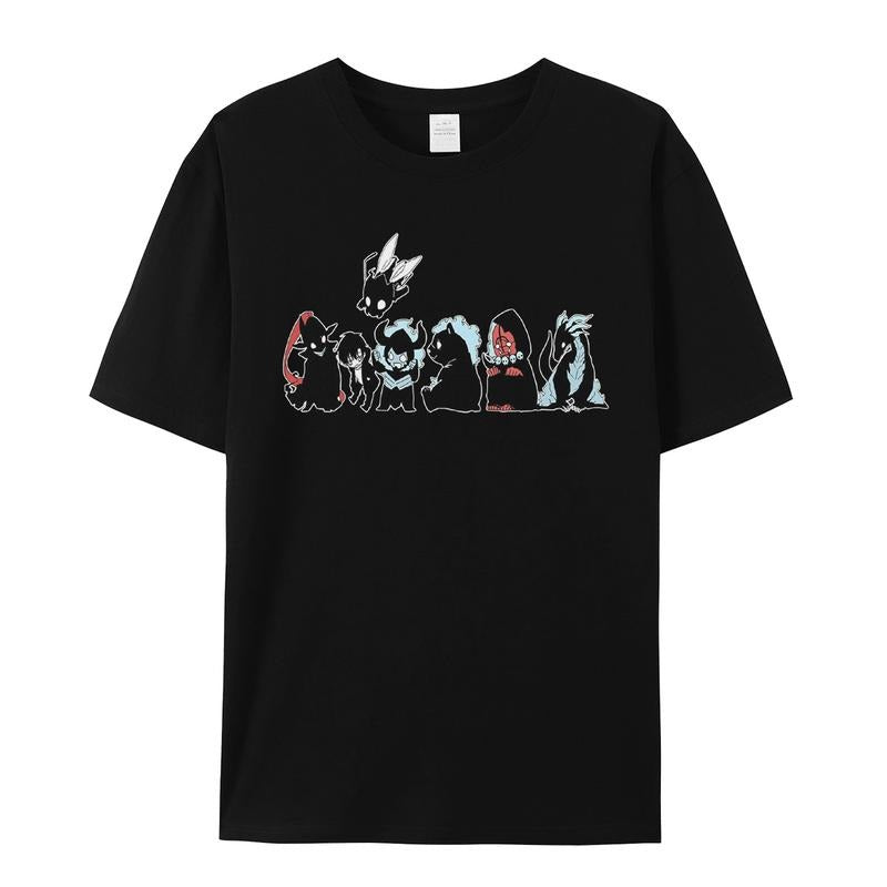 Solo Leveling FOG Statue Anime T-shirt, Anime Lovers Sweatshirt Hoodie Cotton Menswear Streetwear Casual graphic tees