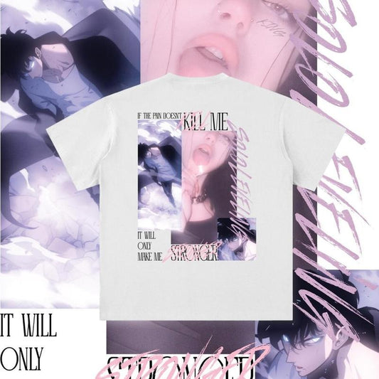 Solo Leveling Sueded Cotton Shirt, Sung Jinwoo T-Shirt, Aesthetic Manga Streetwear, Anime Unisex T-Shirt, Classic Cuts, Always On