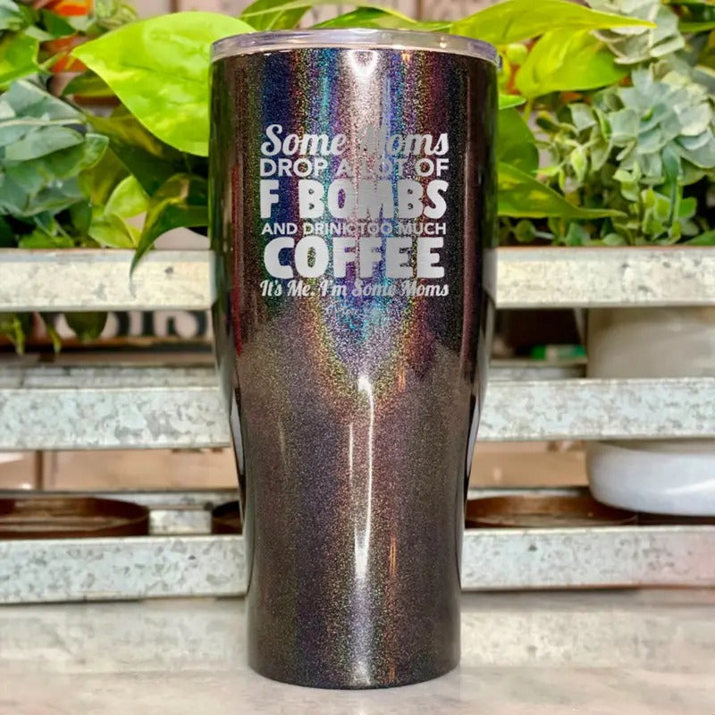 Some Moms Drop A Lof Of F Bombs Tumbler T-Shirts, Hoodie, Sweatshirt | DripVista.com