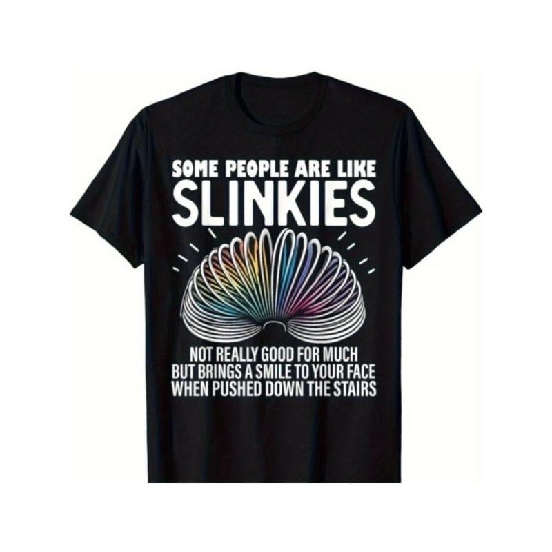 Some people are like Slinkies Funny Sarcastic Mens Graphic Gift Unisex T-Shirt made in usa Hoodie, Sweatshirt | DripVista.com