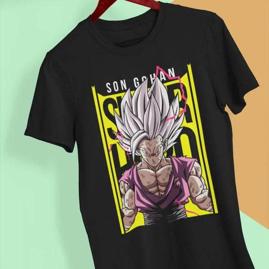Son Gohan Beast Mode tshirt, dragon ball t shirt, Vintage Fashion, Classic Styles for Everyone, Full Size Options, Everyone Can