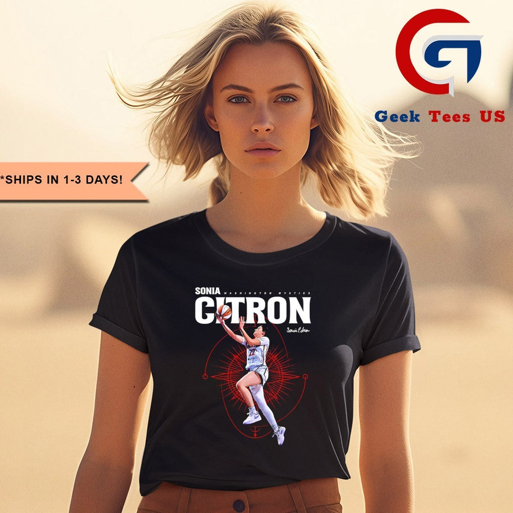 Sonia Citron Washington Mystics WNBA signature shirt