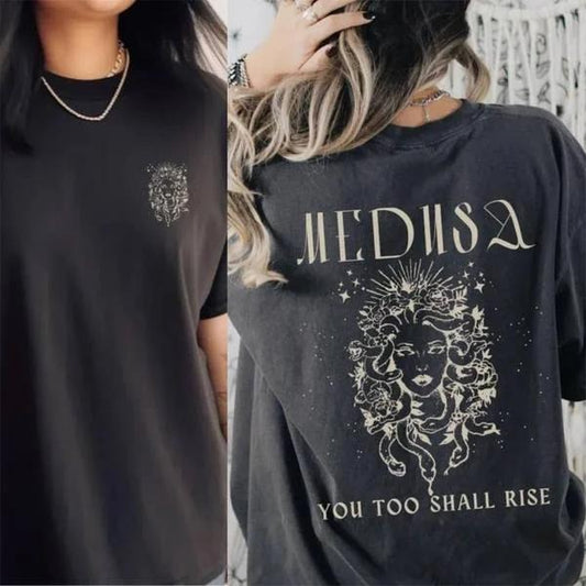 Sonia Samra Medusa T-shirt, Female Rage Girl Power Feminist Swatshirt, Unisex Graphic Tee, Smooth Fabric, Aesthetic Streetwear Vibe