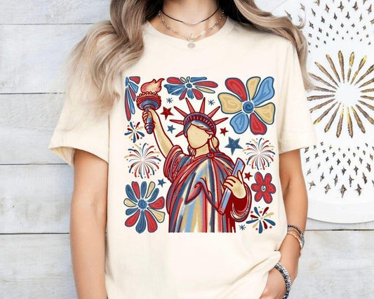 Sonia Samra Statue of Liberty T-shirt, Resist Hoodie, Feminist Sweatshirt, Unisex Graphic Tee, Smooth Fabric, Aesthetic Streetwear Vibe