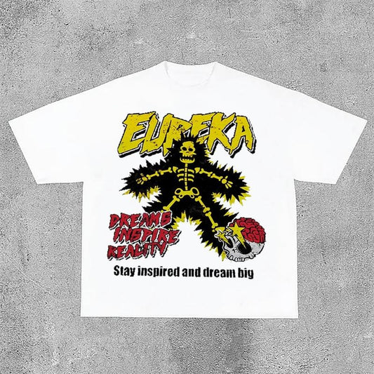 Sopula Dreams Inspire Reality Vintage Graphic Cotton T-Shirt