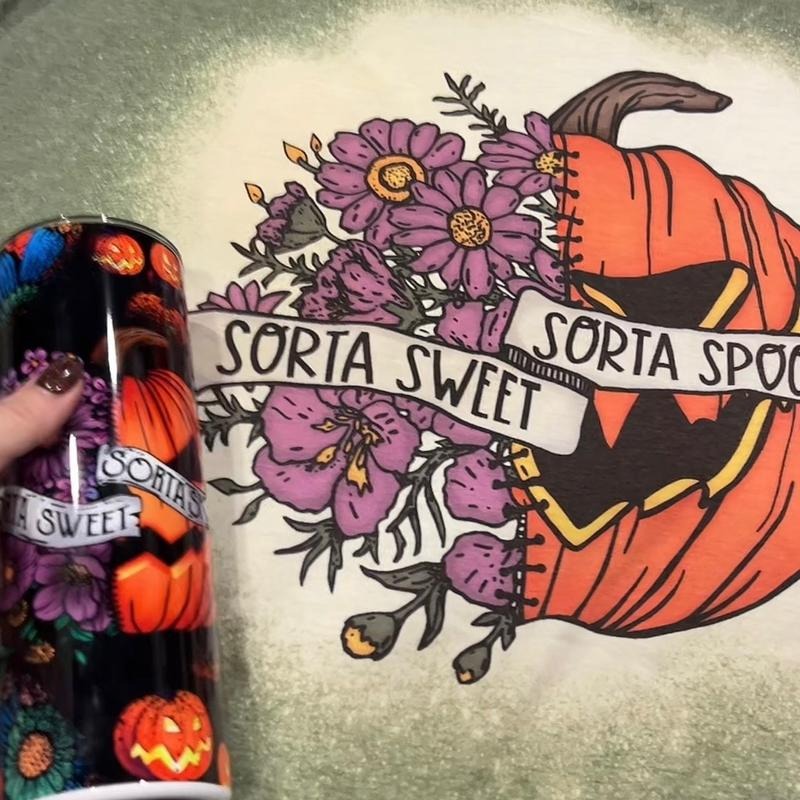 Sorta Sweet Sorts Spooky T-shirt & Tumbler Hoodie, Sweatshirt | DripVista.com