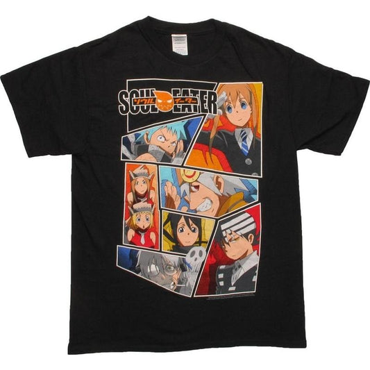 Soul Eater Multi Character Panel Shirt, Retro Styles, Bring Back the Classics, Everyday Basic, Never Outdated