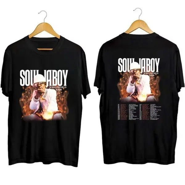 Soulja Boy Rapper World Tour 2023 Short-Sleeve T-Shirt Hoodie, Sweatshirt | DripVista.com