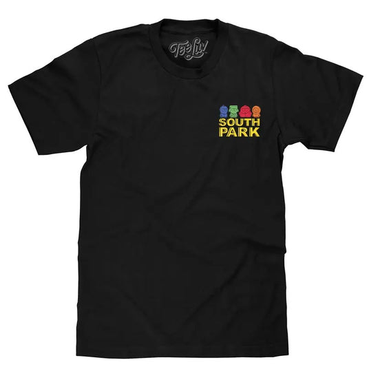 South Park Character T-Shirt - Black