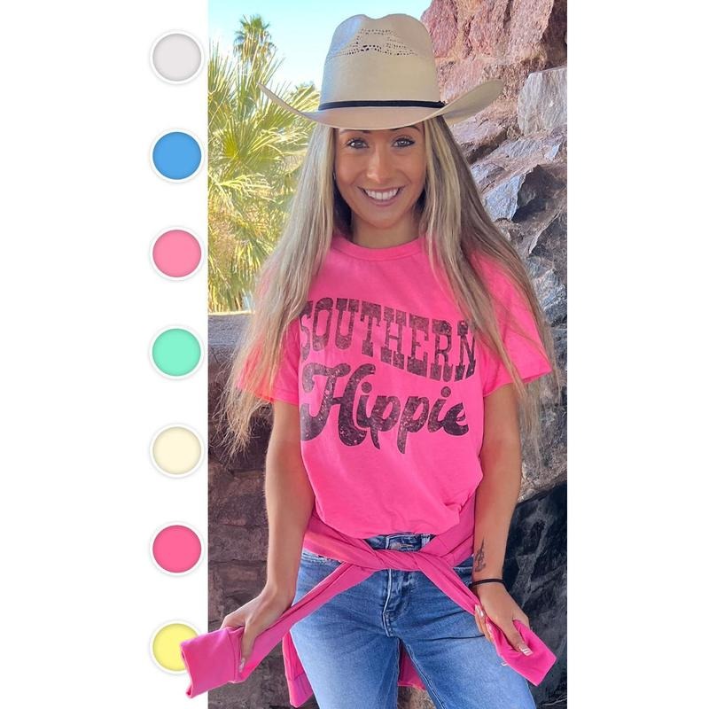 Southern Hippie Graphic T-Shirt Hoodie, Sweatshirt | DripVista.com