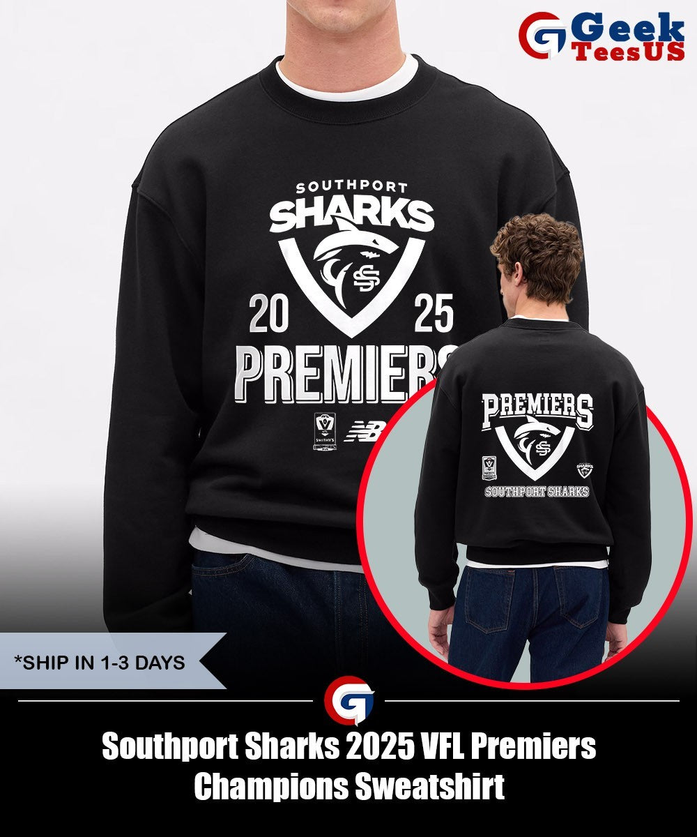 Southport Sharks 2025 VFL Premiers Champions shirt