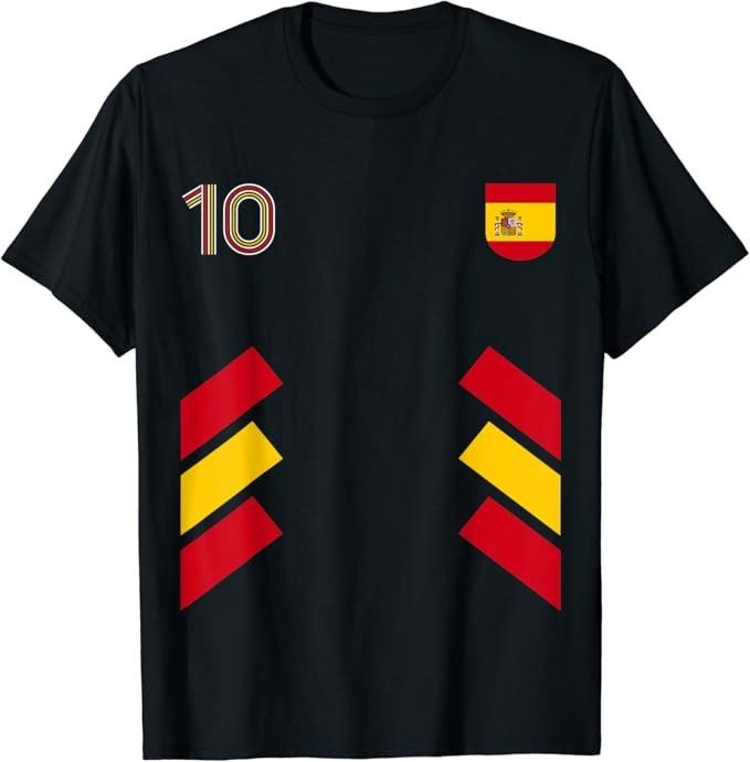 Spain Shirts, Soccer Spain Flag T-Shirt Cotton Fashion Casual Classic Hoodie, Sweatshirt | DripVista.com