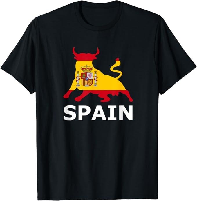 Spain Shirts, Spanish Bull Fighting Spain T-Shirt Cotton Fashion Hoodie, Sweatshirt | DripVista.com