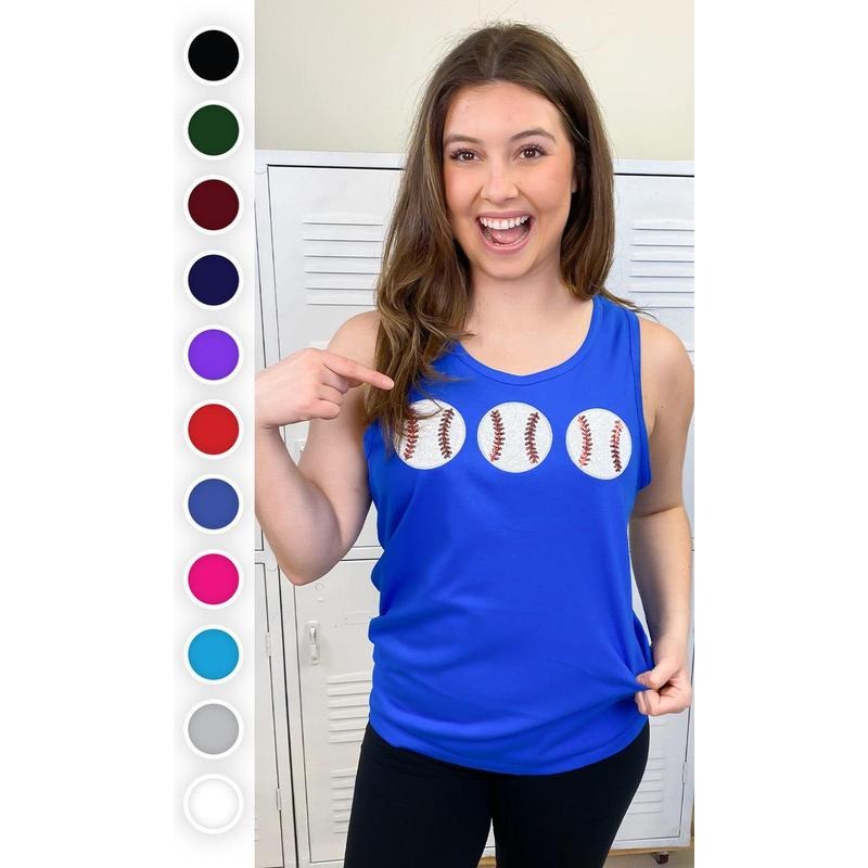 Sparkle Baseball Tank Top T-Shirts, Hoodie, Sweatshirt | DripVista.com
