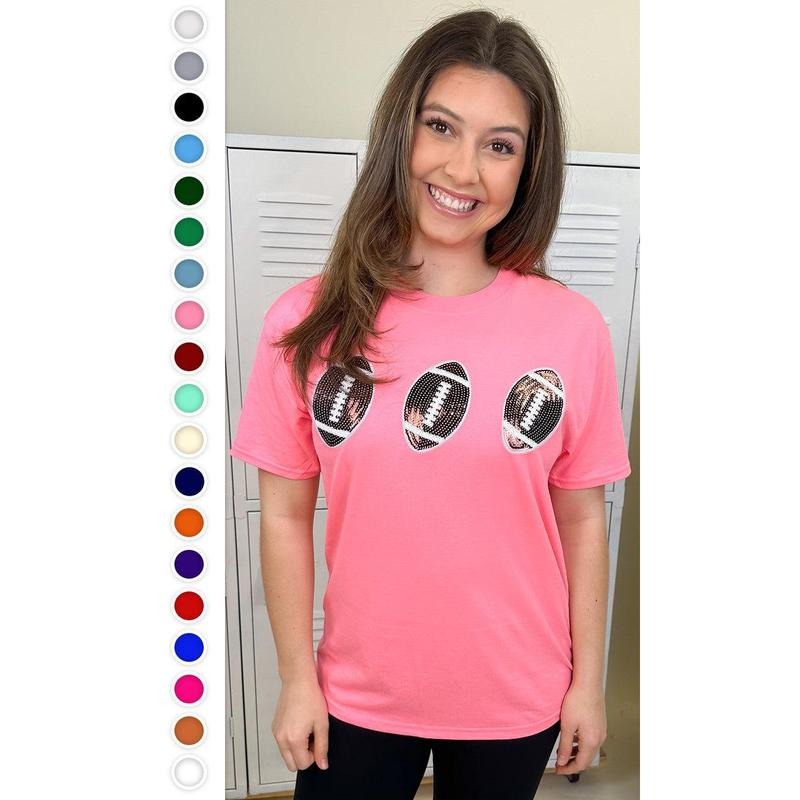 Sparkle Football Adult T-Shirt Hoodie, Sweatshirt | DripVista.com