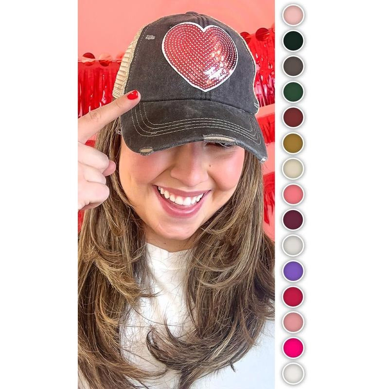 Sparkle Heart Vintage Hat T-Shirts, Hoodie, Sweatshirt | DripVista.com