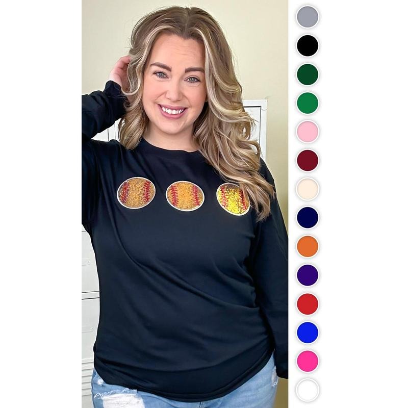Sparkle Softball Adult Long Sleeve - Cozy Diamond Sparkle #SoftballVibes #SparkleLongSleeve #PitchGlow T-Shirts, Hoodie,...