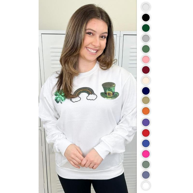 Sparkle St. Patrick’s Sweatshirt T-Shirts, Hoodie | DripVista.com