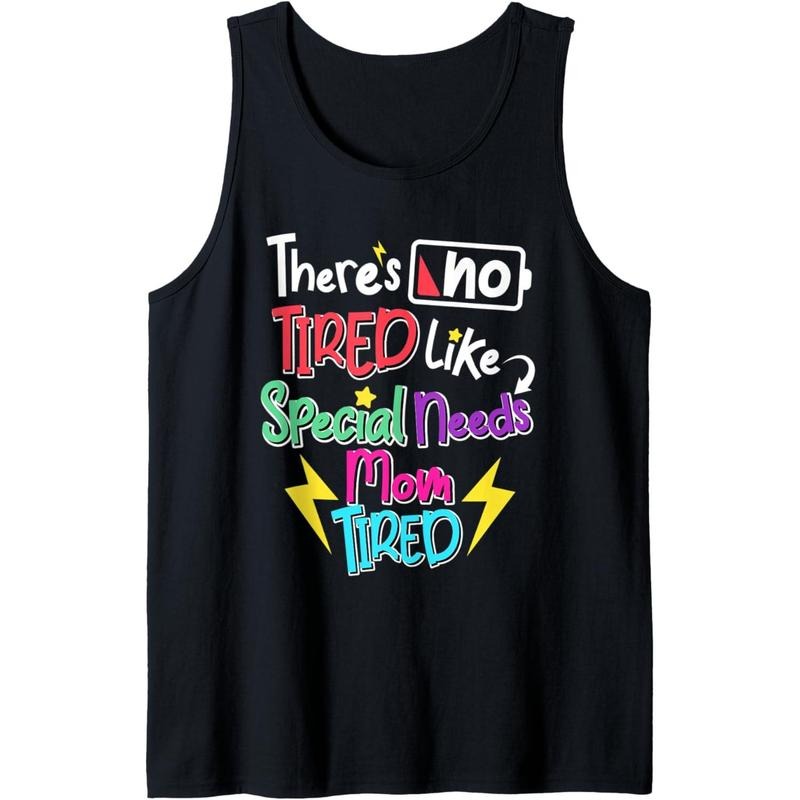Special Needs Mom Shirt Gift, Tubie Mom, Autism Mom Tank Top MADE IN USA