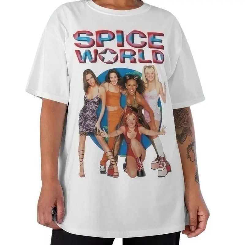 Spice Girls Spice World Album T-Shirt Collection Hoodie, Sweatshirt | DripVista.com