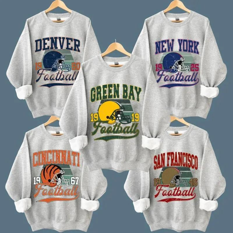 Spiky hair fighters 32 Teams Vintage Spiky hair fighters Fan Sweatshirt Shirt Collection - Ash Grey Edition - Celebrate...