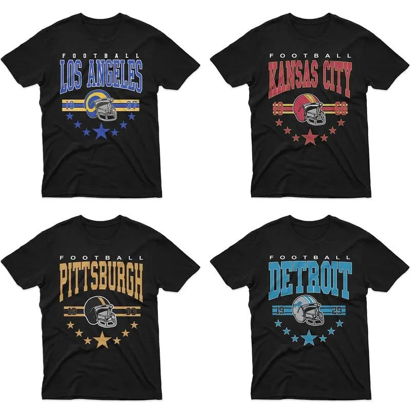 Spiky hair fighters 32 Teams Vintage Spiky hair fighters T-Shirt - Black Color- Bold Retro Fan Apparel for Game Day,...