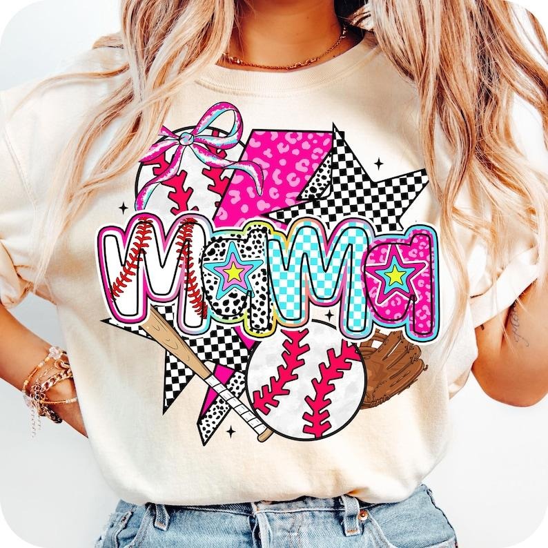 Spiky hair fighters Mama Coquette Preppy Shirt, Brushstroke Spiky hair fighters Coquette Bow Game Day TShirt Womenswear...