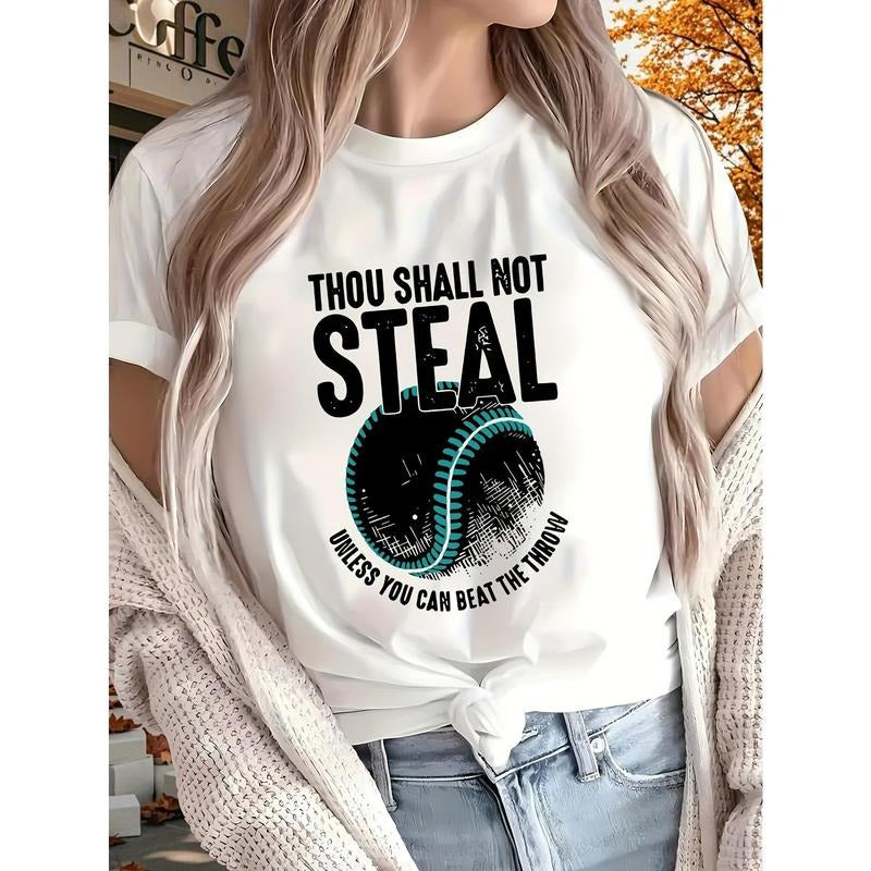 Spiky hair fighters New Women'WB shield Printed T-shirt, Short Sleeves, Four Seasons Can Be Worn for Outdoor, Home,...