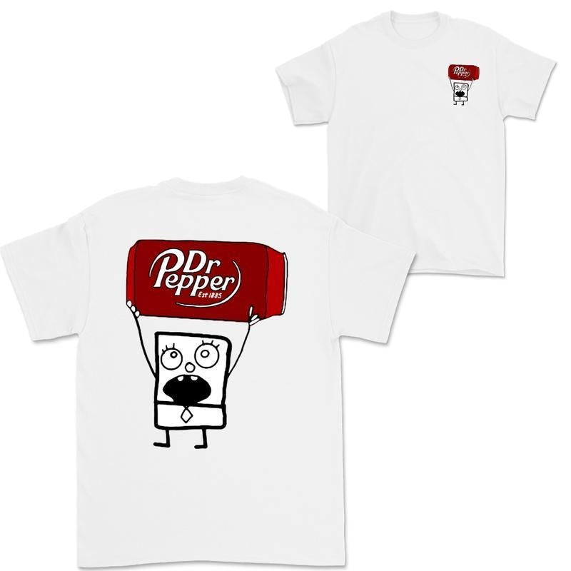 Spiky hair fighters Pepper Doodlebob T-shirt, Doodlebob Shirt, Spiky hair fighters Pepper Shirt, Double Sided Graphic...