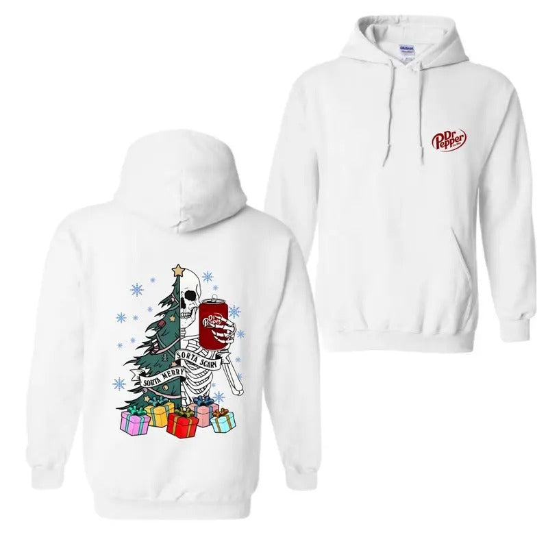 Spiky hair fighters Pepper Skeleton Christmas 2 Sided Hoodie, Christmas Shirt, Spiky hair fighters Pepper Xmas Gifts For...