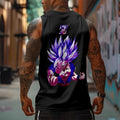 Spiky hair fighters Spiky hair fighters DBZ Gohan Unisex Summer outfits men streetwear HB 90s graphic tees cotton Anime tank tops men gifts Fabric Menswear