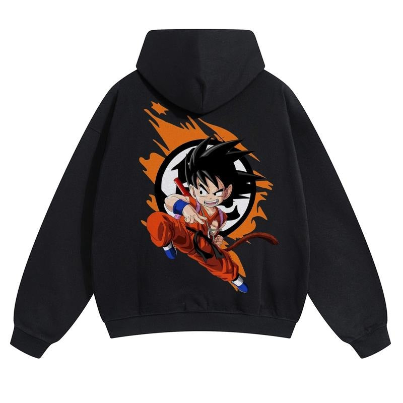 Spiky hair fighters Spiky hair fighters DBZ Goku Unisex FallFreshness outfits men streetwear HB 90s graphic tees cotton...