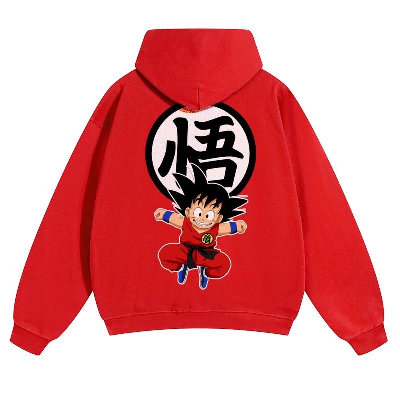Spiky hair fighters Spiky hair fighters DBZ Goku Unisex FallFreshness outfits men streetwear HB 90s graphic tees cotton...