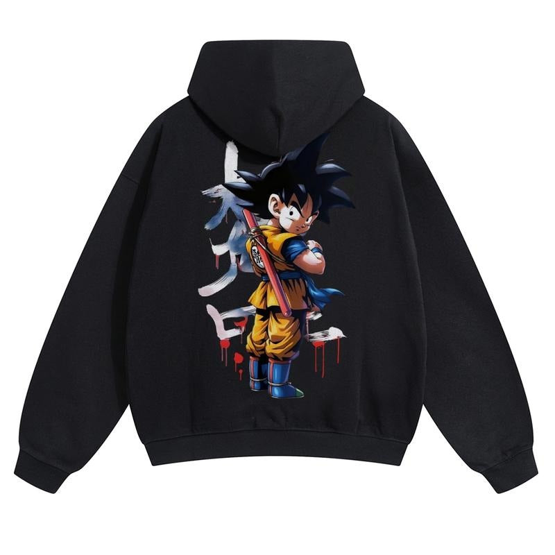 Spiky hair fighters Spiky hair fighters DBZ Goku Unisex Summer outfits men streetwear HB 90s graphic tees cotton Anime...